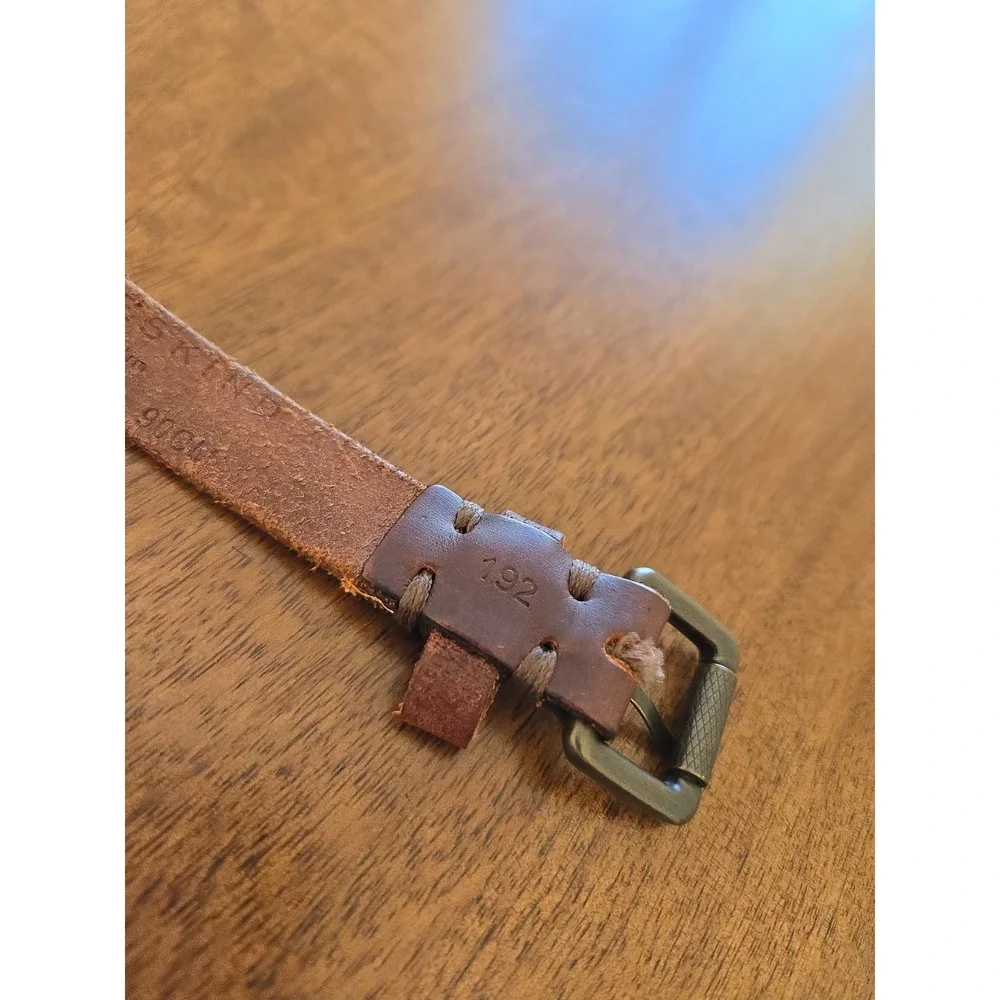 Liebeskind Belt LKB 207 Brown 90CM/35INCHES Thin Width Belt Studded Ladies
